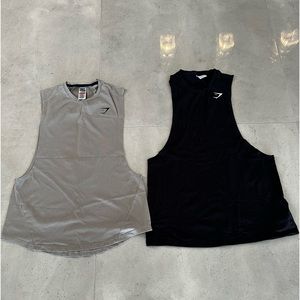 Lot of 2 Like New Gym Shark T’s Size Medium